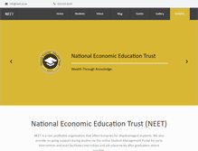 Tablet Screenshot of neet.co.za