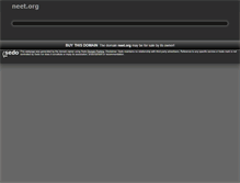 Tablet Screenshot of neet.org